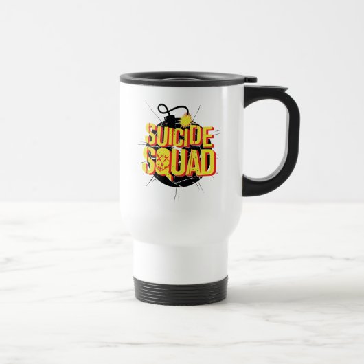 Mug De Voyage Équipe de suicide | Logo de la bombe (Droite)