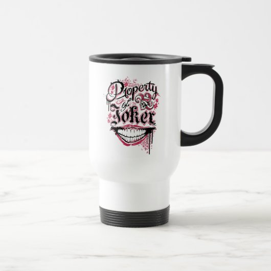 Mug De Voyage Équipe de suicide | Propriété de Joker (Droite)
