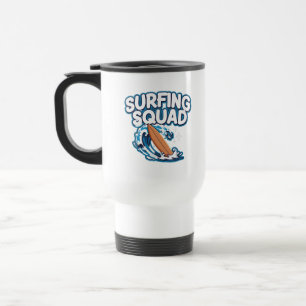 Mug De Voyage Équipe de surf