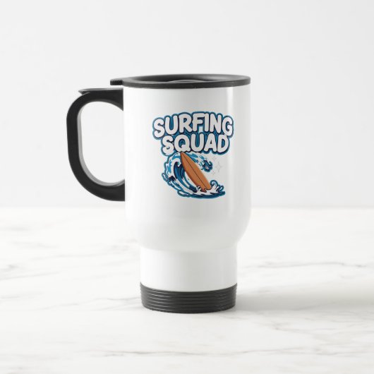 Mug De Voyage Équipe de surf (Gauche)