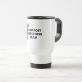 Mug De Voyage Équipe d'inspection de courrier de lampe (Devant droit)