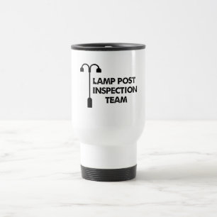 Mug De Voyage Équipe d'inspection de courrier de lampe