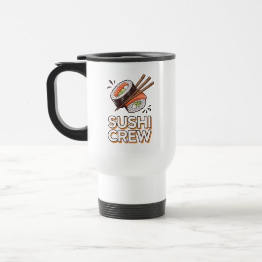 Mug De Voyage Équipe Sushi (Gauche)