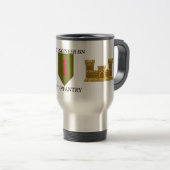Mug De Voyage ęr INFANTERIE de BATAILLON d'INGÉNIEUR la ?ère (Devant droit)