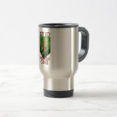 Mug De Voyage ęr Rouge un de Division d'infanterie grand (Devant droit)