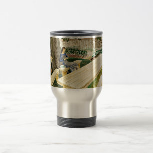 Mug De Voyage Eric Ravilious, Deux femmes dans un jardin,