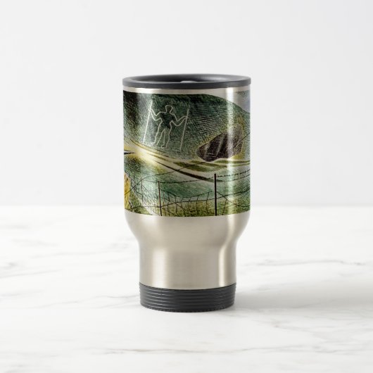 Mug De Voyage Eric Ravilious - Le Géant de Wilmington, (Centre)