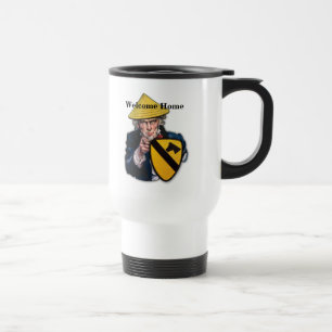 Mug De Voyage ęrs 7èmes lrrps de lrrp de cav d'air de cavaleri