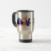Mug De Voyage escargot bleu (Devant gauche)