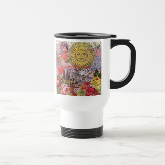 Mug De Voyage Espagne Sunshine Espagnol Travel Art (Droite)