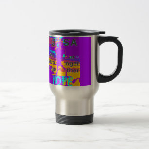 Mug De Voyage Espoir psychédélique aux Etats-Unis : Neon Unity A