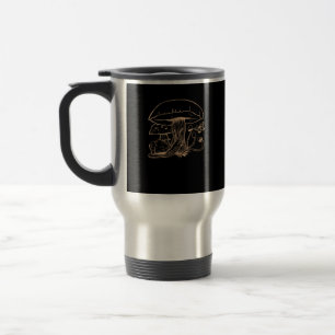 Mug De Voyage Esthétique Cottagecore Goblincore Champignon Escar