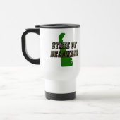 Mug De Voyage État du Delaware Image Texte et Plan Plan Plan (Gauche)