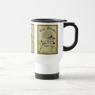 Mug De Voyage Étiquette de cerveau normal d'Abby vieil