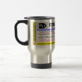 Mug De Voyage - ÉTIQUETTE de Rx - café personnalisé de (Gauche)