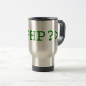 Mug De Voyage Étiquettes de PHP (Devant droit)