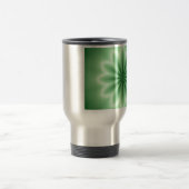 Mug De Voyage Étoile Abstraite verte (Centre)