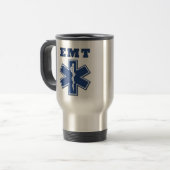 Mug De Voyage Étoile bleue EMT de la vie (Devant gauche)