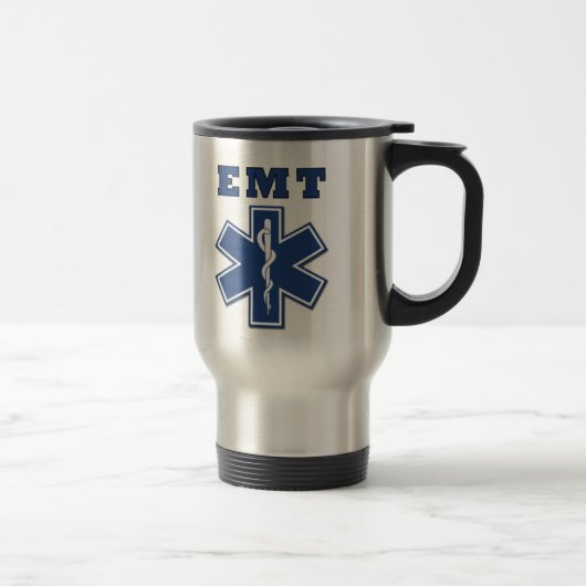 Mug De Voyage Étoile bleue EMT de la vie (Droit)