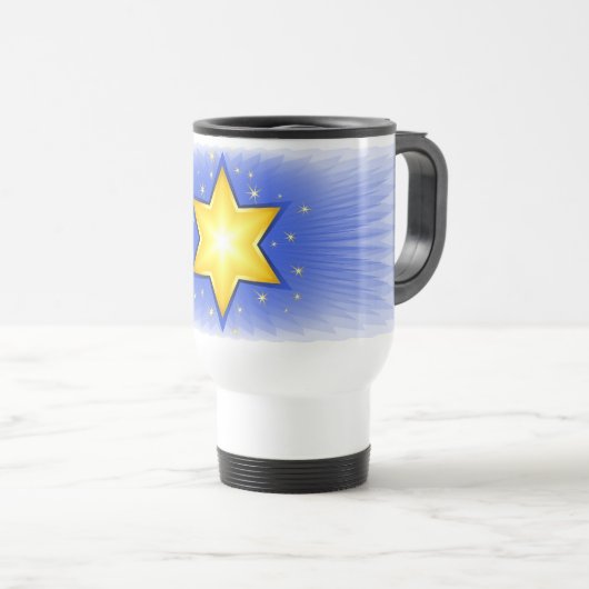 Mug De Voyage Étoile de David (Devant droit)