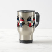 Mug De Voyage Étoile de la République Dominicaine (Devant droit)