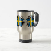 Mug De Voyage Étoile de la Suède (Devant droit)