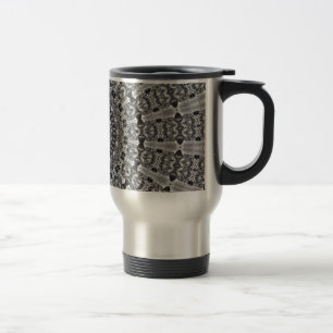 Mug De Voyage Étoile grise kaléidoscope