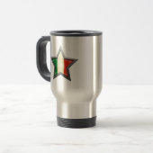 Mug De Voyage Étoile italienne de drapeau (Devant gauche)