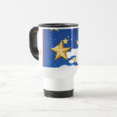 Mug De Voyage Etoiles d'or - (Devant gauche)