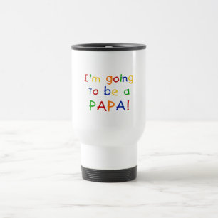 Mug De Voyage Être un Papa - Couleurs primaires