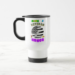 Mug De Voyage Être un vétéran est un honneur