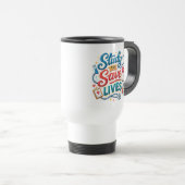 Mug De Voyage Étudier pour sauver des vies | Reconnaissance des  (Devant droit)
