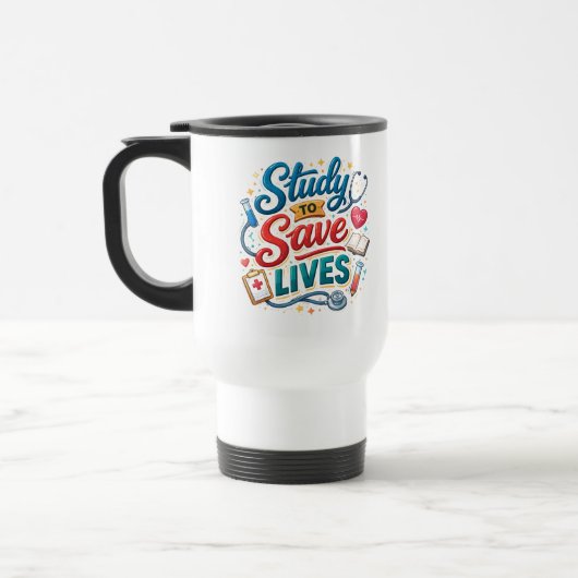 Mug De Voyage Étudier pour sauver des vies | Reconnaissance des  (Gauche)
