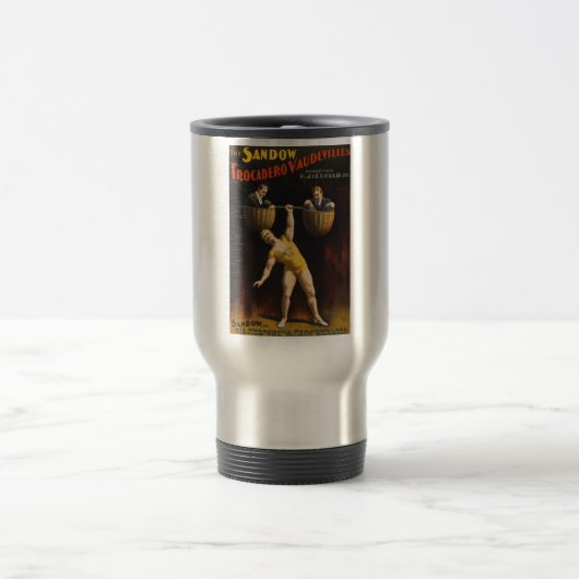 Mug De Voyage Eugen Sandow L'Haltérophile Vaudeville de Sandow (Centre)