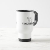 Mug De Voyage Eurasier humoristique (Devant droit)