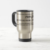 MUG DE VOYAGE ÉVANGÉLIZE - MONTREZ-VOUS DIRE QU'IL S'AGIT D'UNE  (Devant gauche)