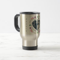 Événement romantique Personnalisé Floral Heart Pho