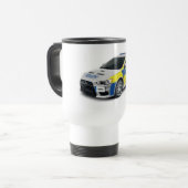 Mug De Voyage evo X de lancier de mitsubishi de police (Devant gauche)