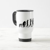 Mug De Voyage Évolution d'architecte de rapporteur (Devant gauche)