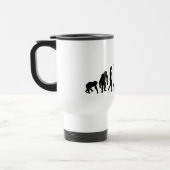 Mug De Voyage Évolution d'architecte de rapporteur (Gauche)