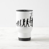 Mug De Voyage Évolution d'architecte de rapporteur (Centre)