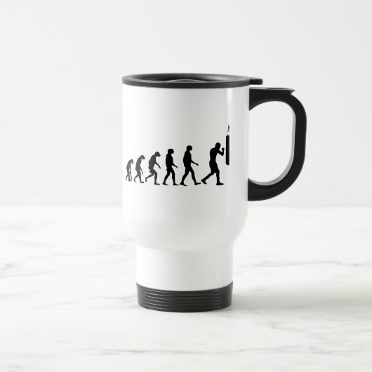 Mug De Voyage Évolution de la boxe (Droite)
