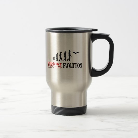 Mug De Voyage Évolution de vampire (Droit)
