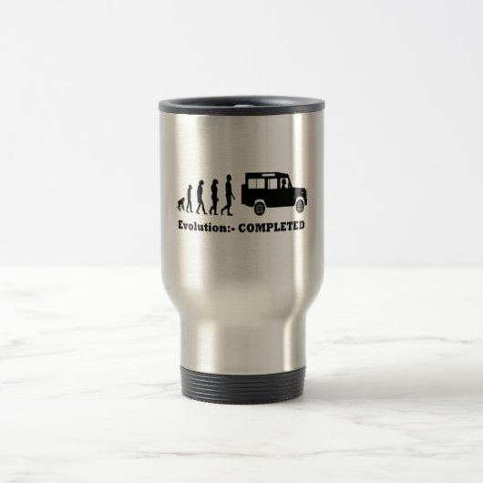 Mug De Voyage Évolution en la jeep (Centre)
