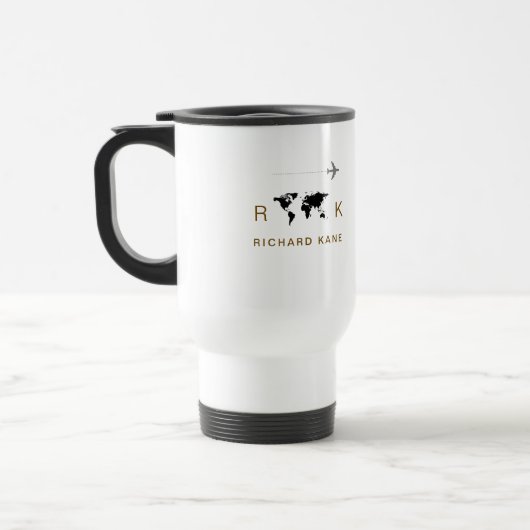 Mug De Voyage Excellent Classy Monogrammé (Gauche)
