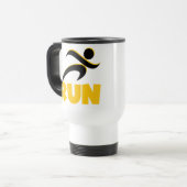 Mug De Voyage EXÉCUTER jaune (Devant gauche)