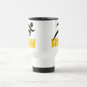 Mug De Voyage EXÉCUTER jaune (Centre)