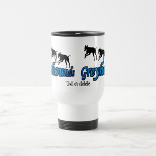 Mug De Voyage Exécution de Greyhounds Amoureux des chiens person