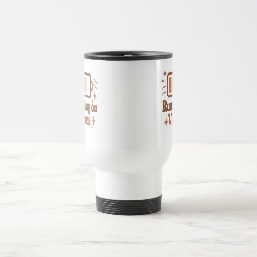 Mug De Voyage Exécution sur Vibes Retro Batterie Design (Centre)