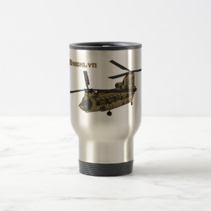 Mug De Voyage Exemple d'hélicoptère militaire Chinook